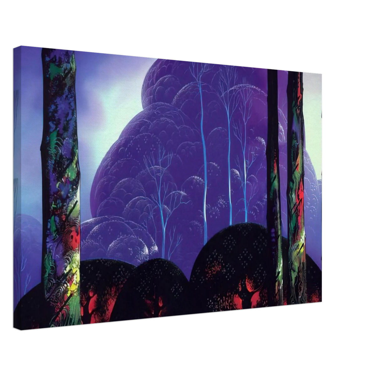 Purple Sunset Canvas | Eyvind Earle Canvas | Eyvind Earle Prints