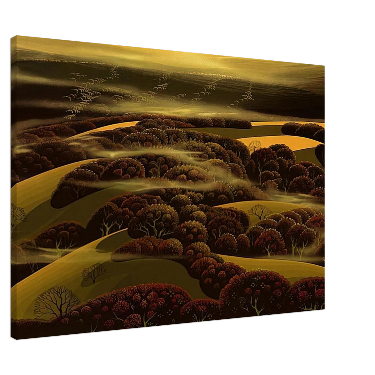 When the Fog Rolls In Canvas | Eyvind Earle Canvas | Eyvind Earle Prints