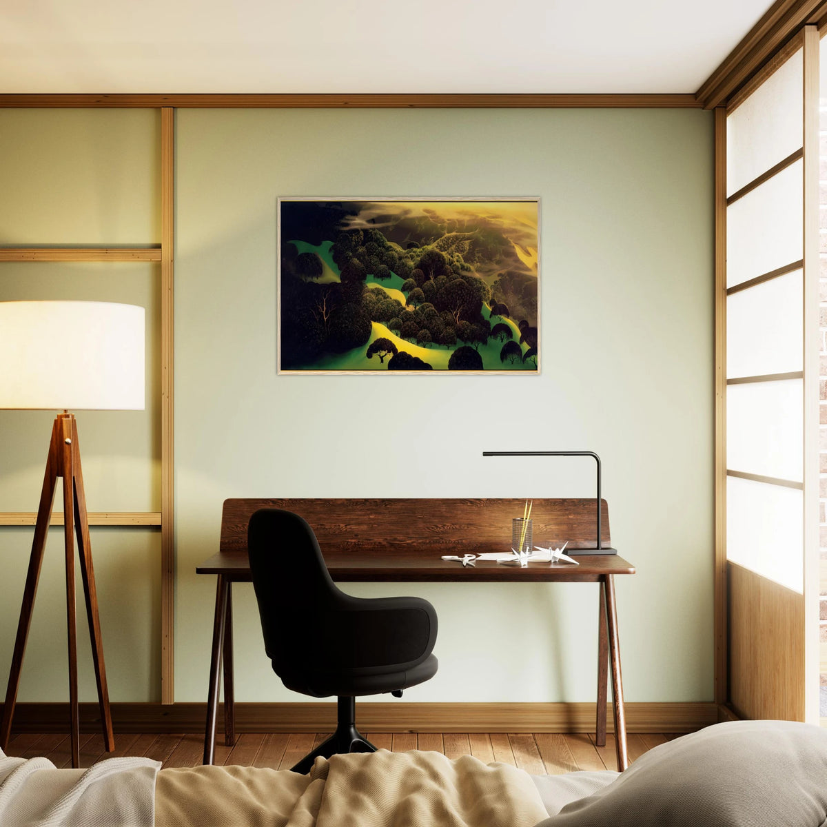 Deep Wilderness Framed Poster | Eyvind Earle Framed Prints Wall Art | Eyvind Earle Prints
