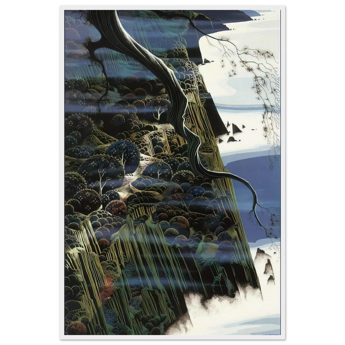 From Out of the Sea Framed Poster | Eyvind Earle Framed Prints Wall Art | Eyvind Earle Prints