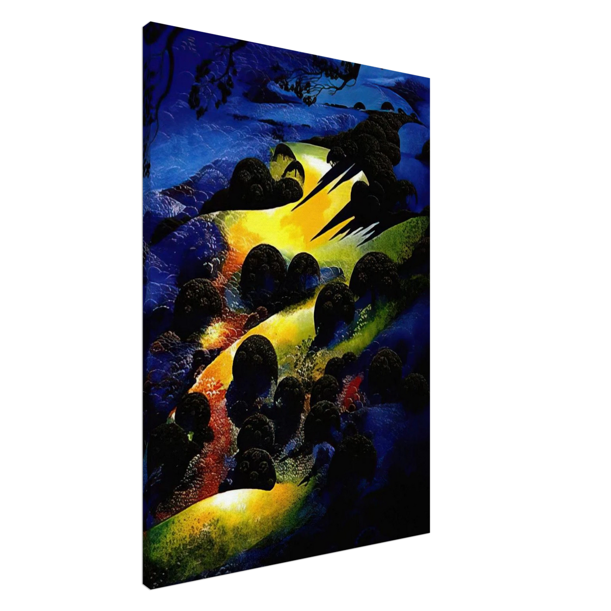 Sunset Flame Canvas | Eyvind Earle Canvas | Eyvind Earle Prints