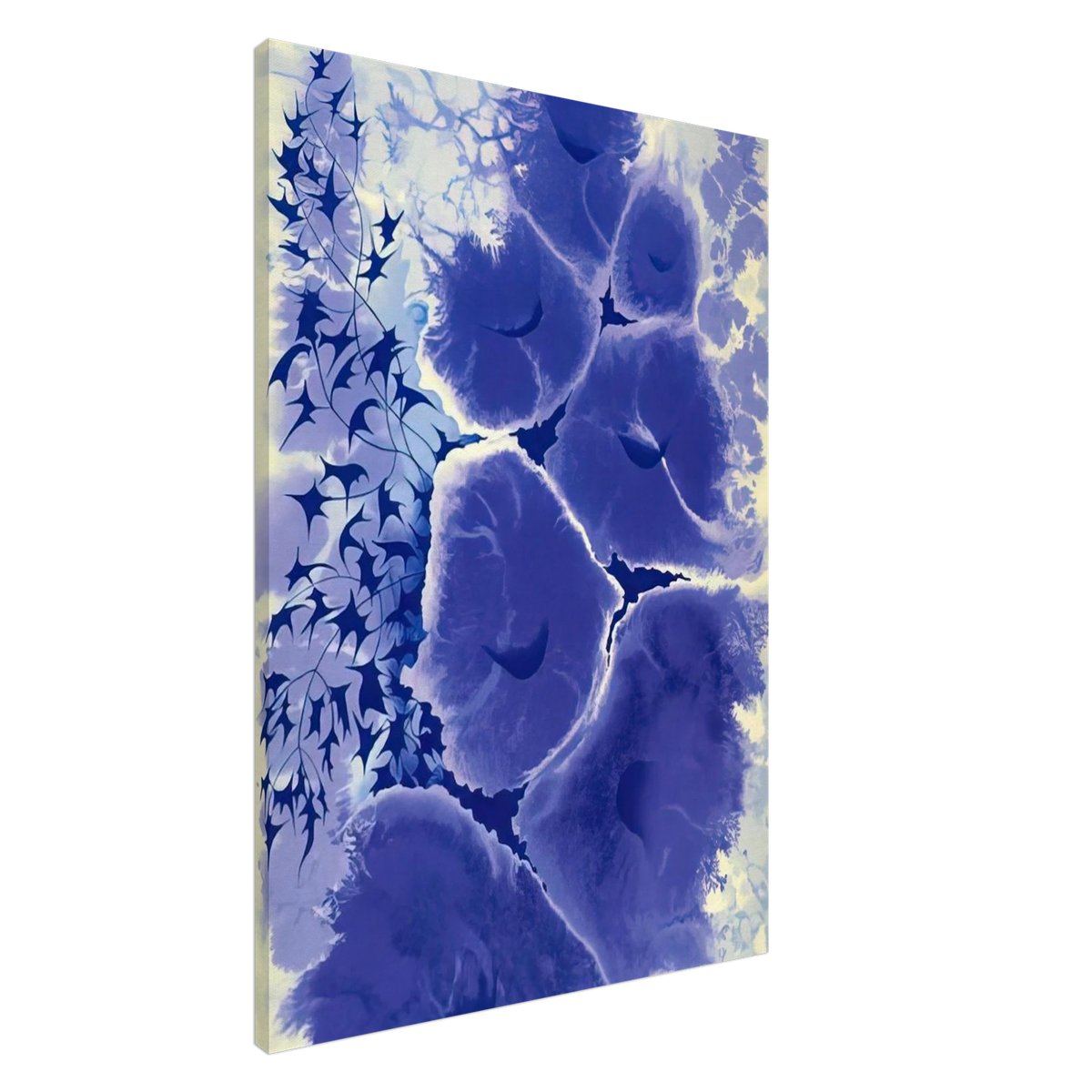 Mauve Floral Canvas | Eyvind Earle Canvas | Eyvind Earle Prints