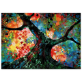 Waves of Golden Fire Poster | Eyvind Earle Poster | Eyvind Earle Prints