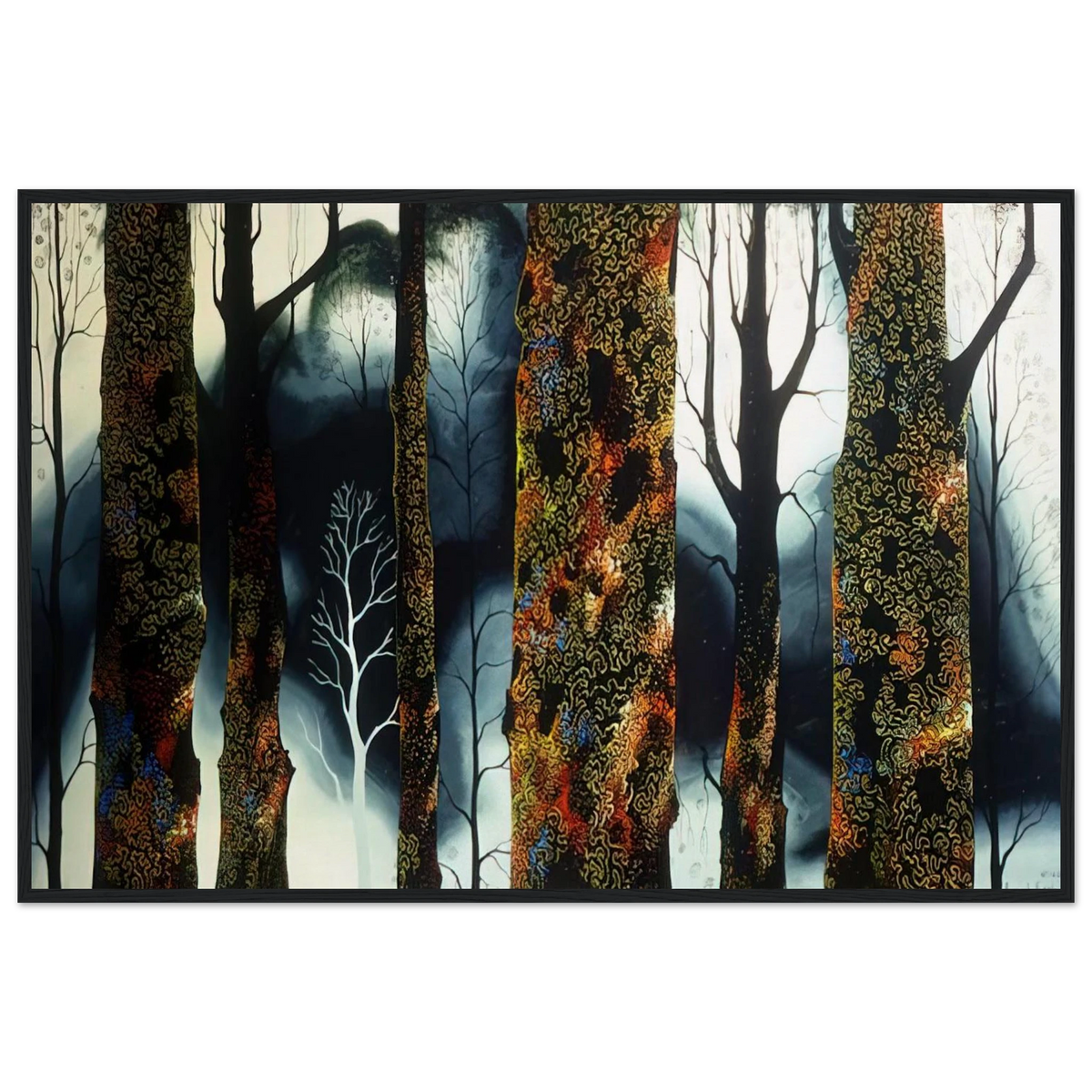 Jewel Trees Framed Poster | Eyvind Earle Framed Prints Wall Art | Eyvind Earle Prints