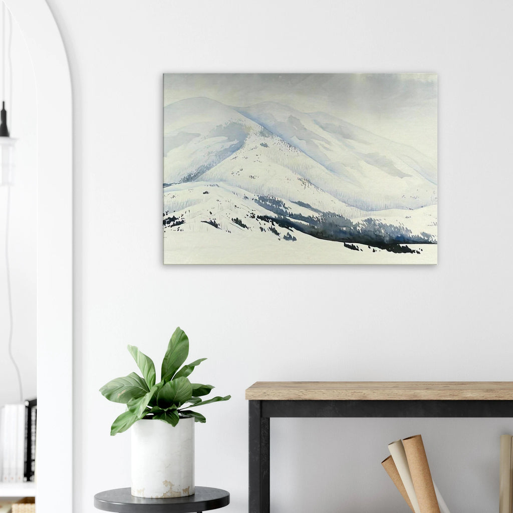 Snowy Mountain Canvas | Eyvind Earle Canvas | Eyvind Earle Prints