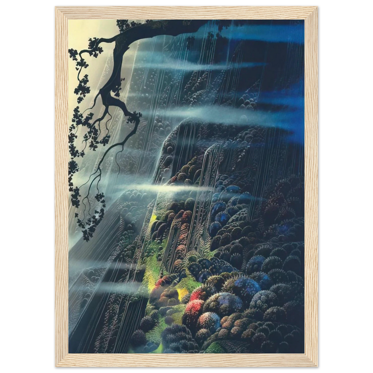 Evening Magic Framed Poster | Eyvind Earle Framed Prints Wall Art | Eyvind Earle Prints