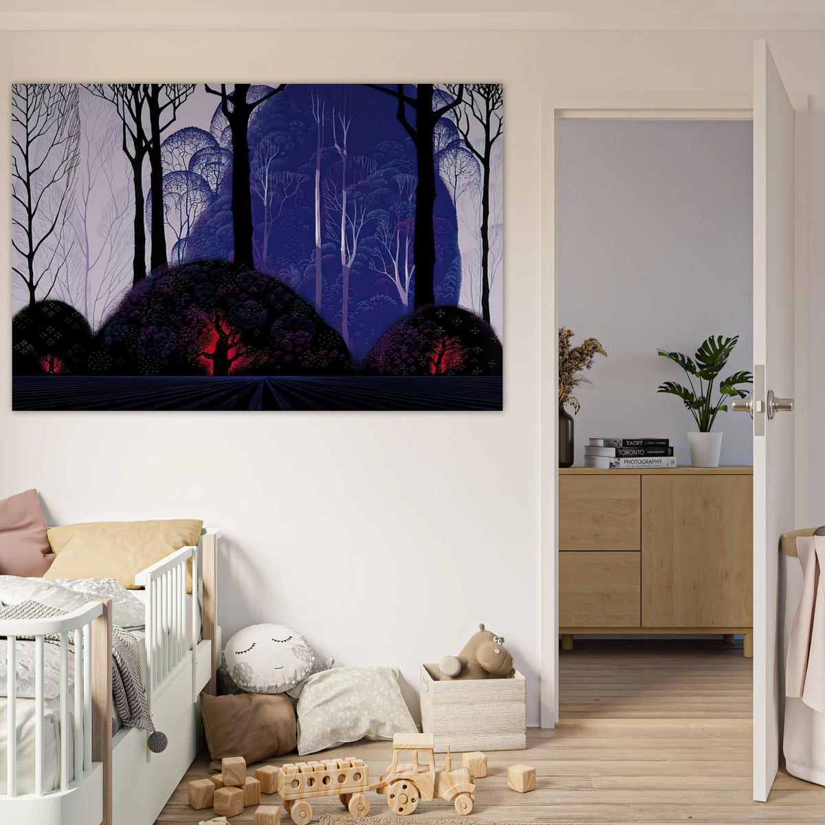 Purple Eucalyptus Poster | Eyvind Earle Poster | Eyvind Earle Prints