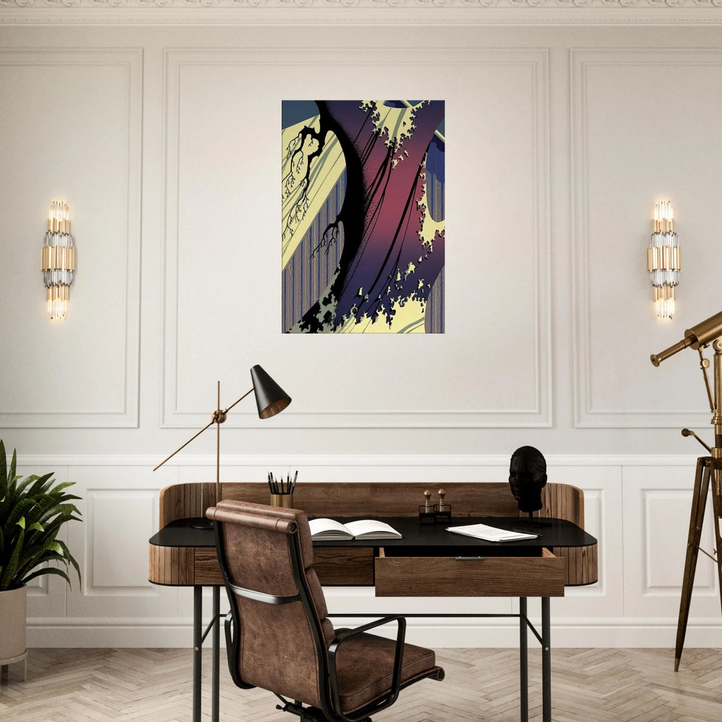 Mauve Barn Canvas | Eyvind Earle Canvas | Eyvind Earle Prints