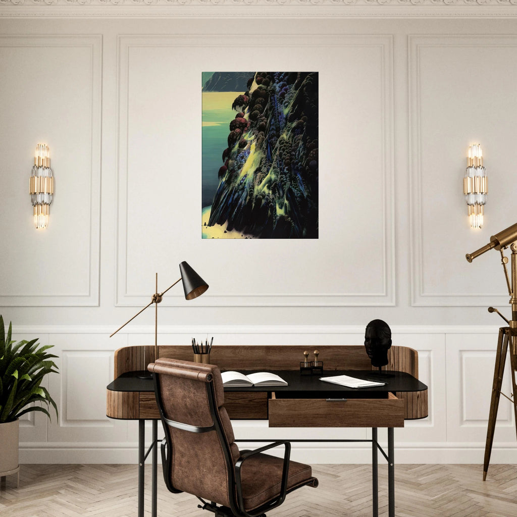 Big Sur Poem Canvas | Eyvind Earle Canvas | Eyvind Earle Prints