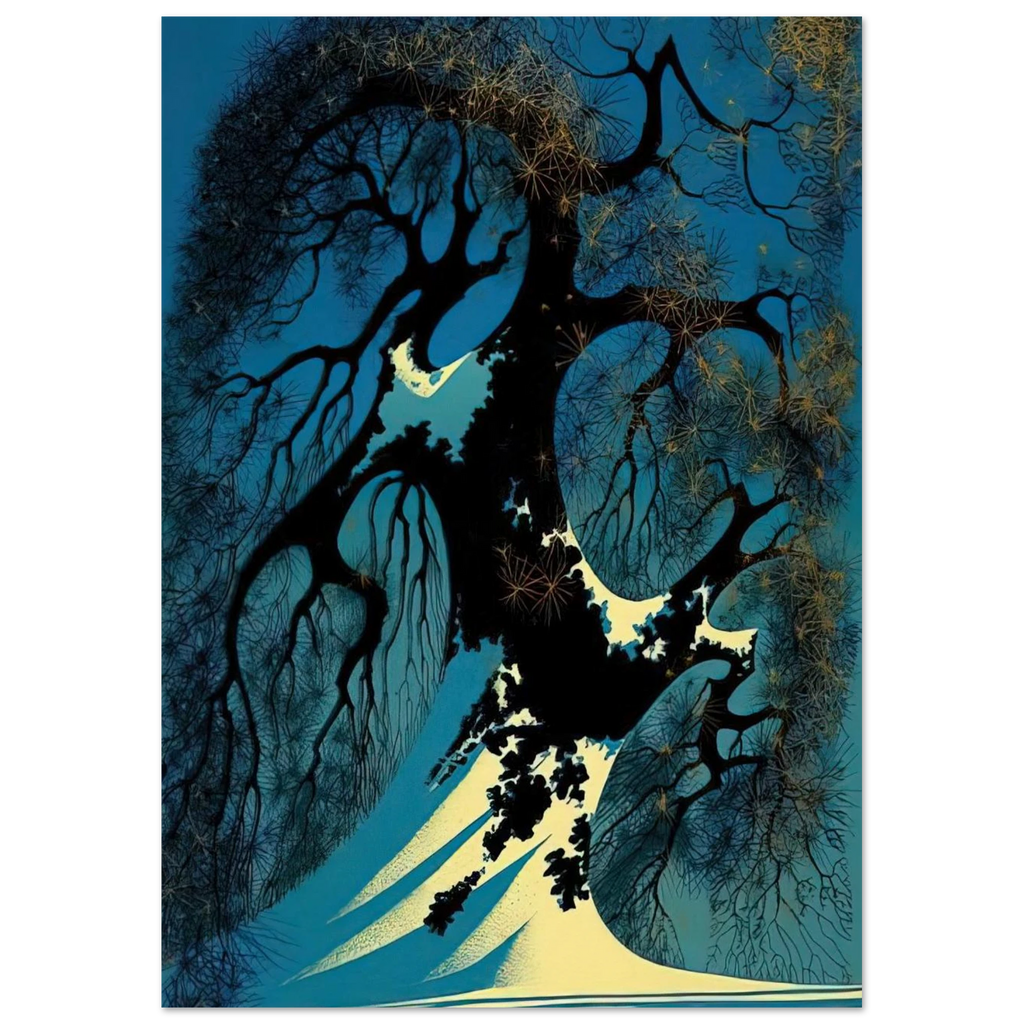Winter Bonsai Poster | Eyvind Earle Poster | Eyvind Earle Prints