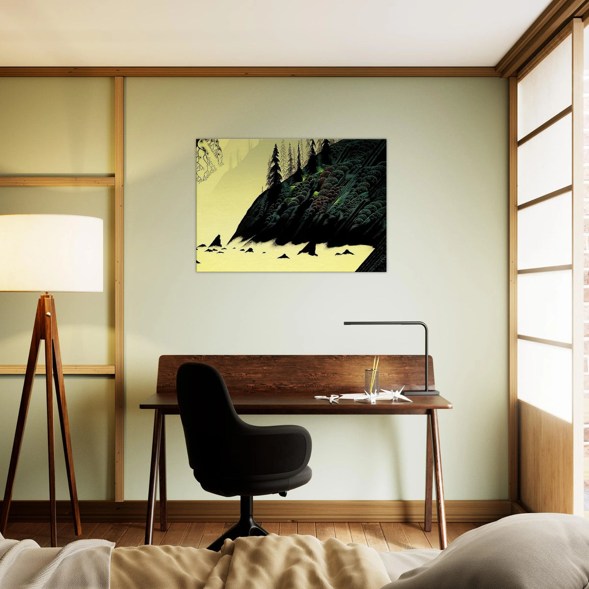 Spruce Redwood and Pine Canvas | Eyvind Earle Canvas | Eyvind Earle Prints