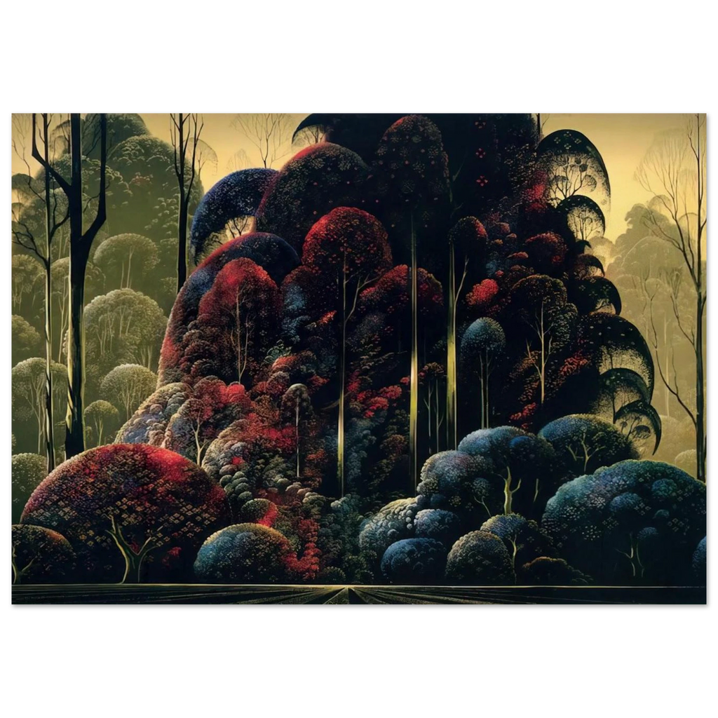 Wind Breaks Poster | Eyvind Earle Poster | Eyvind Earle Prints