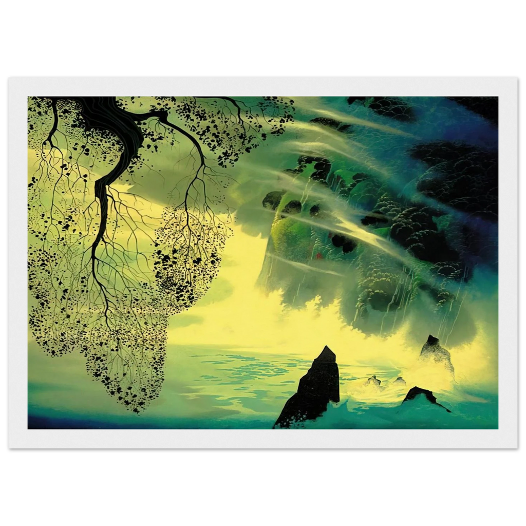 A Swirl of Fog Framed Poster | Eyvind Earle Framed Prints Wall Art | Eyvind Earle Prints