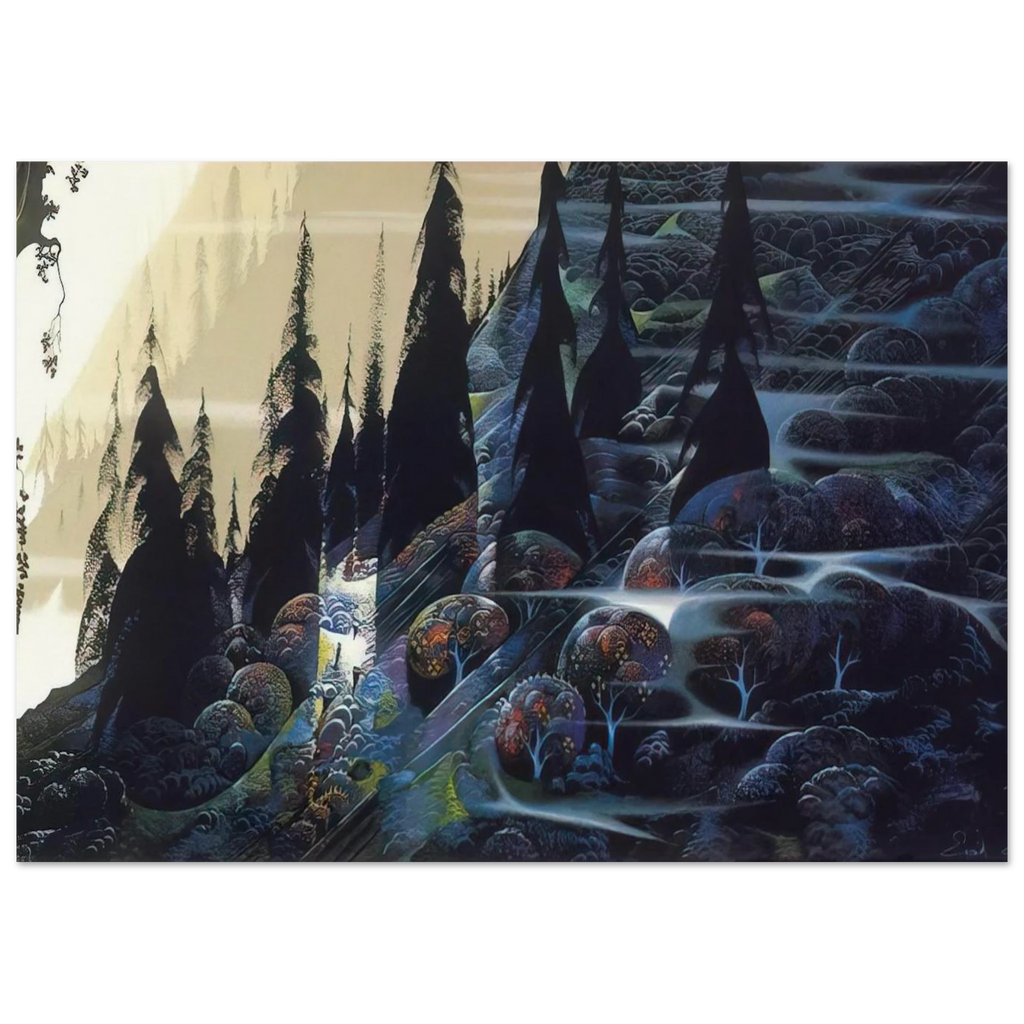 Black Spruce Poster | Eyvind Earle Poster | Eyvind Earle Prints