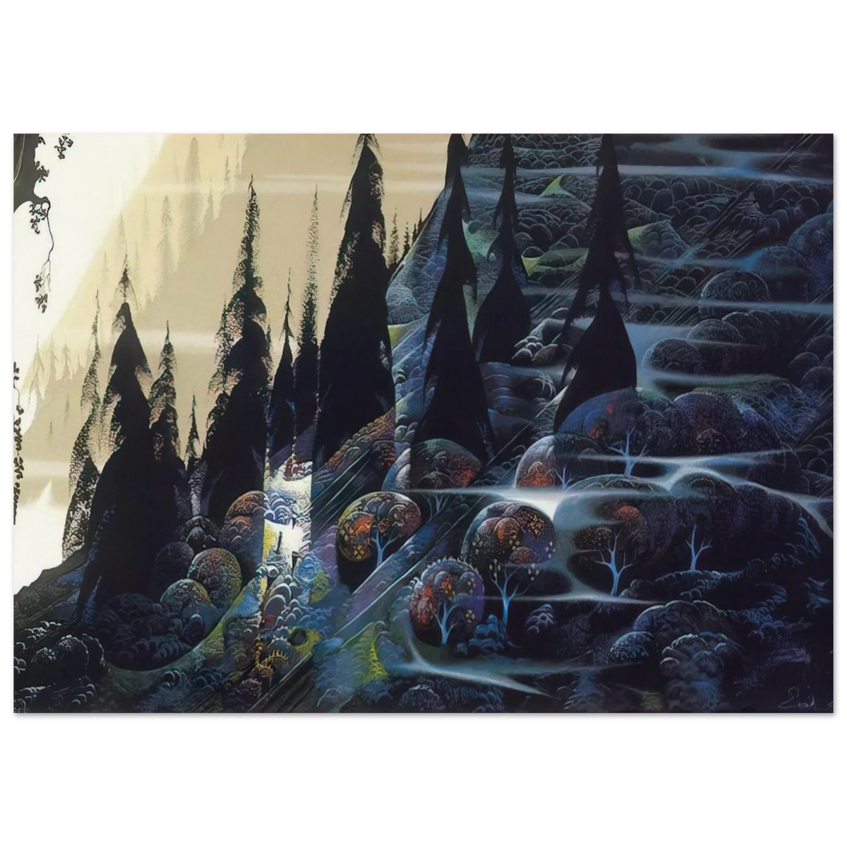 Black Spruce Poster | Eyvind Earle Poster | Eyvind Earle Prints