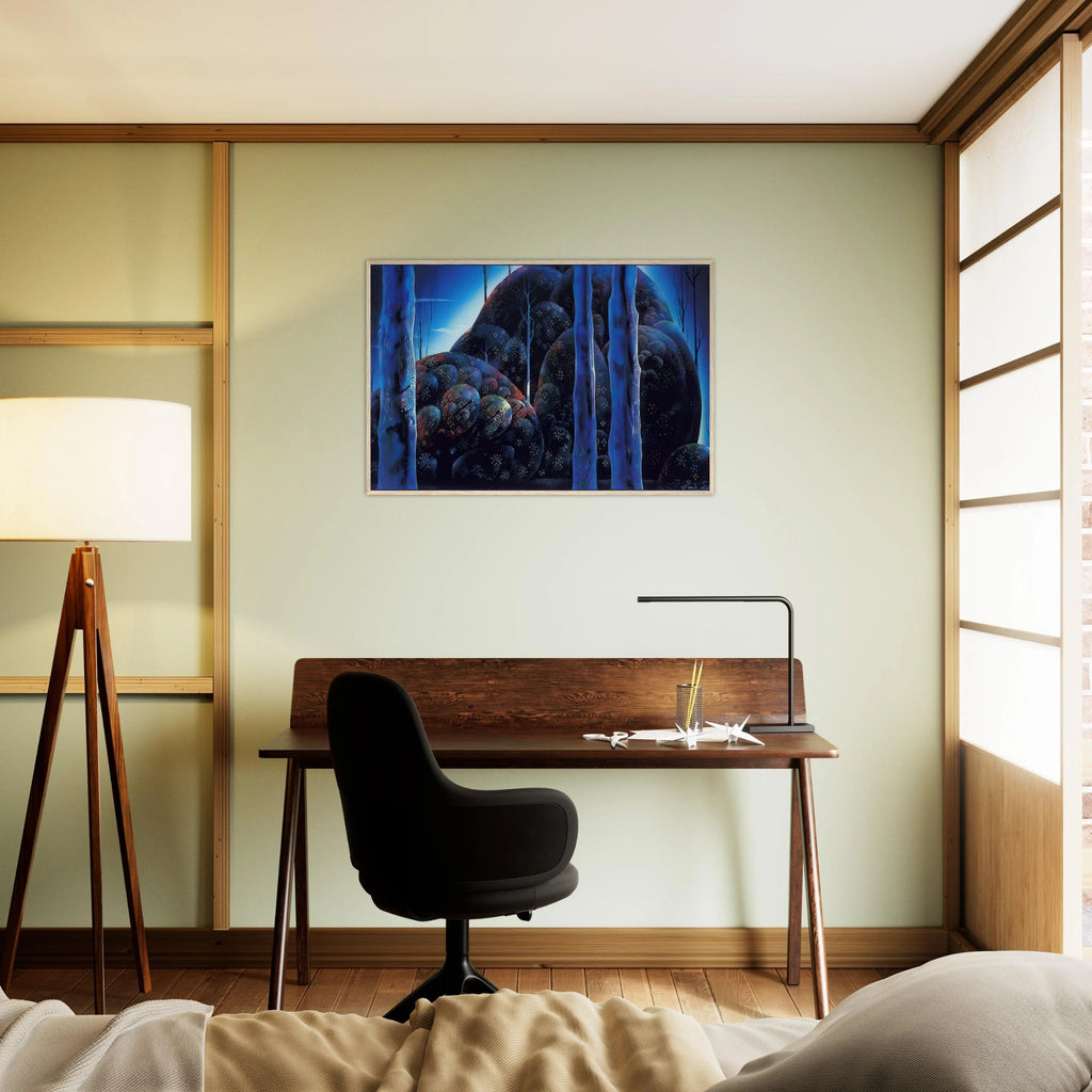 Moonlit Eucalyptus Framed Poster | Eyvind Earle Framed Prints Wall Art | Eyvind Earle Prints
