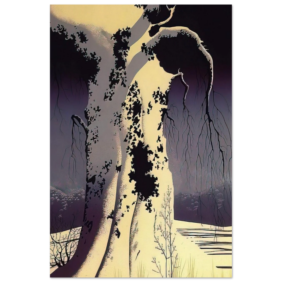 Black Oak Poster | Eyvind Earle Poster | Eyvind Earle Prints