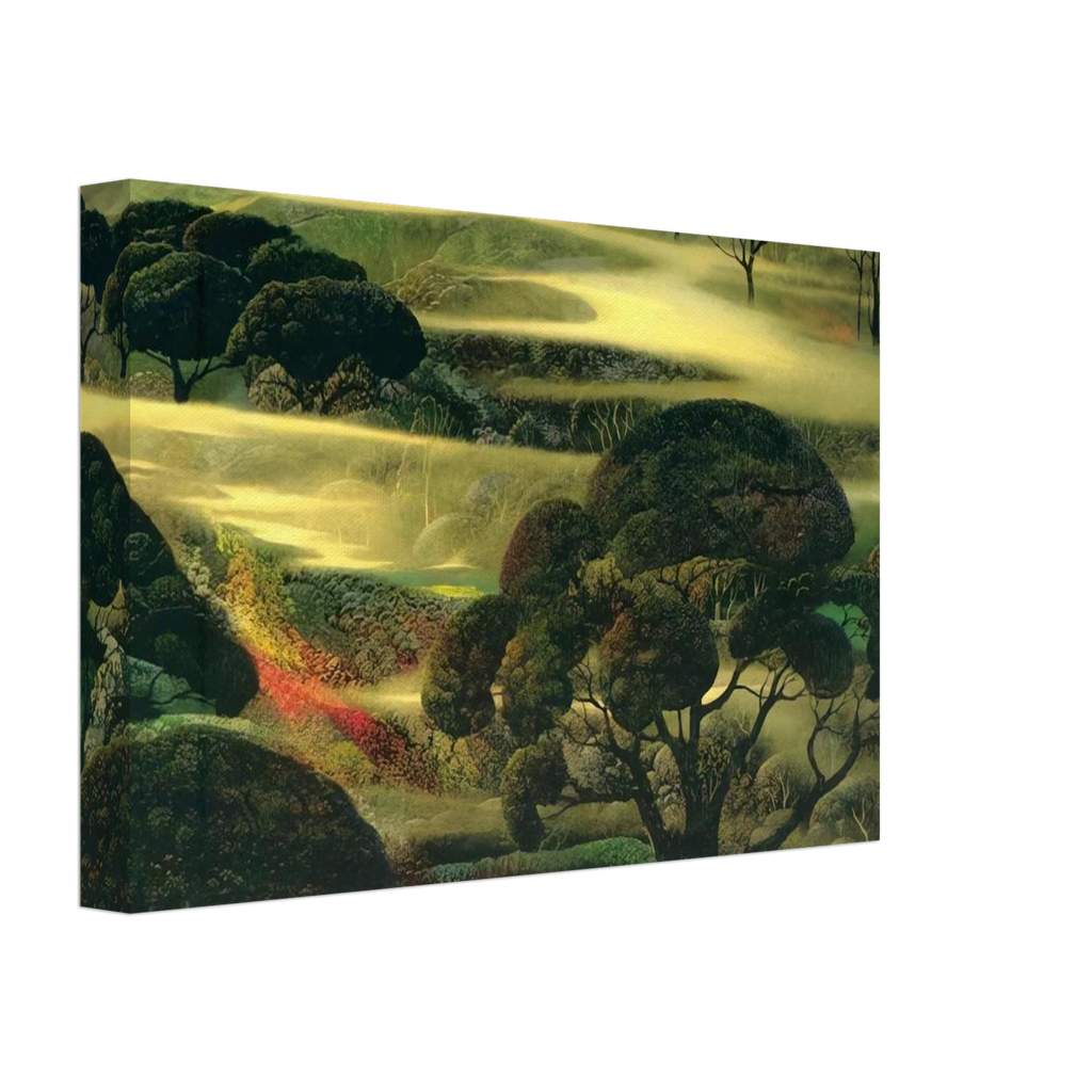 Forest in Fog Canvas | Eyvind Earle Canvas | Eyvind Earle Prints
