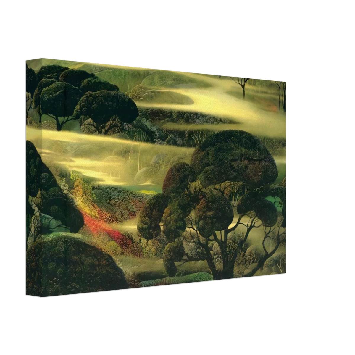 Forest in Fog Canvas | Eyvind Earle Canvas | Eyvind Earle Prints