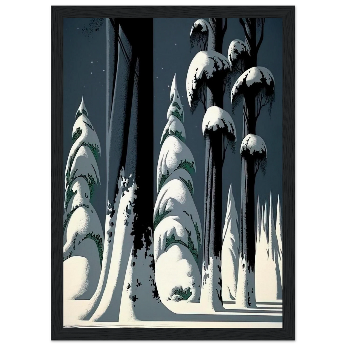 Yosemite Framed Poster | Eyvind Earle Framed Prints Wall Art | Eyvind Earle Prints