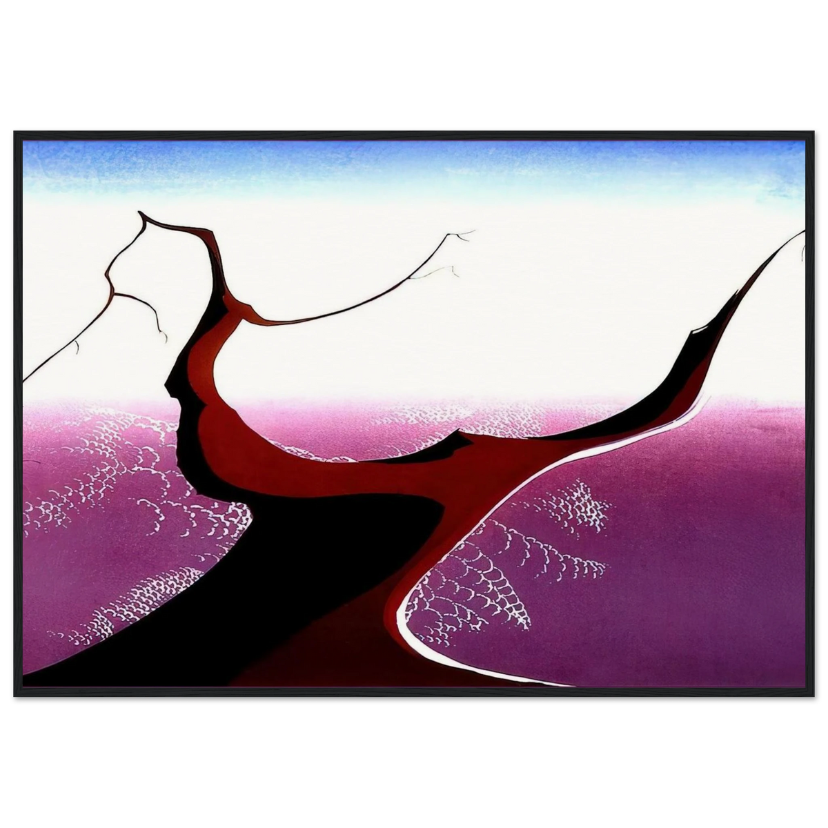 Desert Tree Framed Poster | Eyvind Earle Framed Prints Wall Art | Eyvind Earle Prints