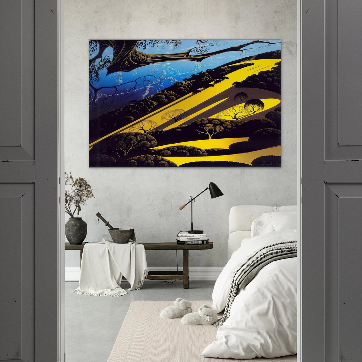 Gaviota Pass Poster | Eyvind Earle Poster | Eyvind Earle Prints