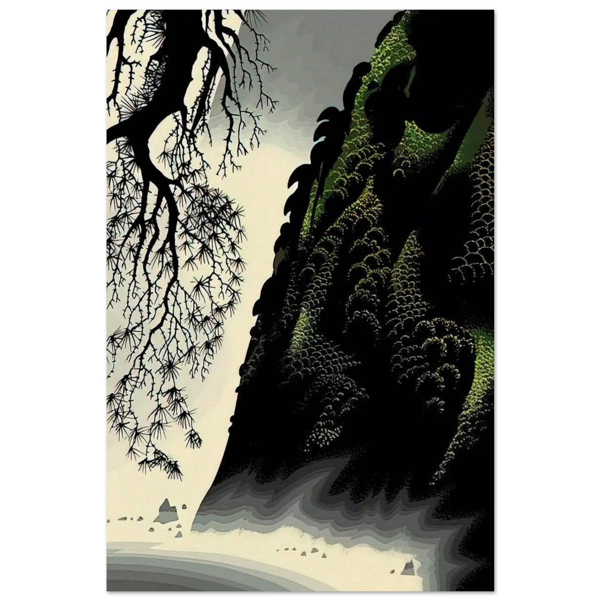 Little Big Sur Poster | Eyvind Earle Poster | Eyvind Earle Prints