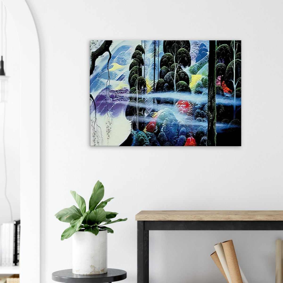 Along the Coast Canvas | Eyvind Earle Canvas | Eyvind Earle Prints