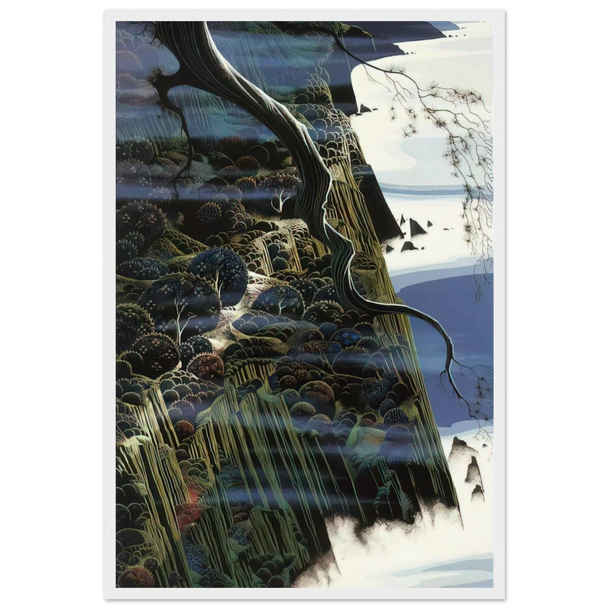 From Out of the Sea Framed Poster | Eyvind Earle Framed Prints Wall Art | Eyvind Earle Prints