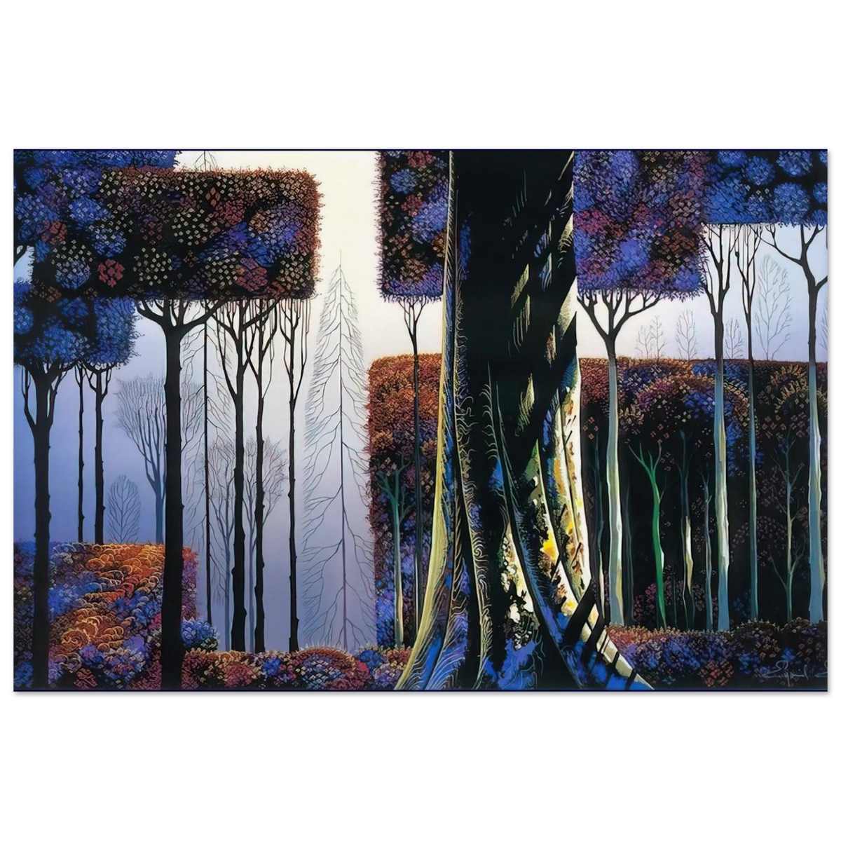 Ancient Forest Poster | Eyvind Earle Poster | Eyvind Earle Prints