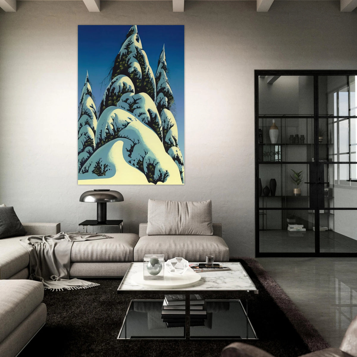 New Fallen Snow Poster | Eyvind Earle Poster | Eyvind Earle Prints