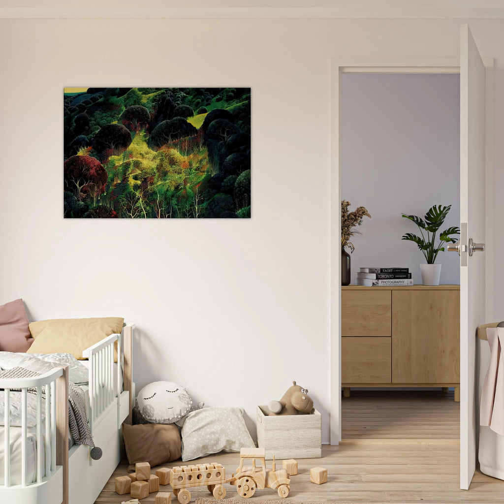Autumn Fields Canvas | Eyvind Earle Canvas | Eyvind Earle Prints