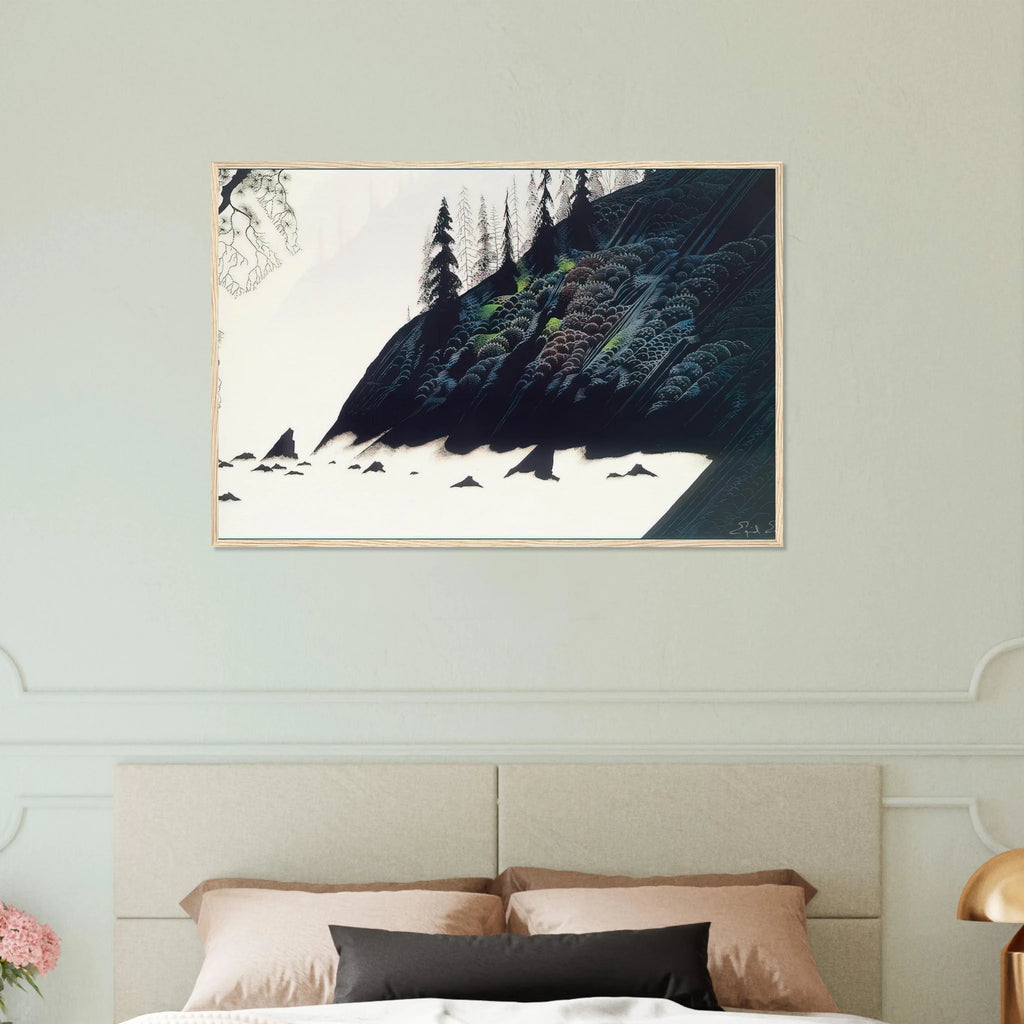 Spruce Redwoods and Pine Framed Poster | Eyvind Earle Framed Prints Wall Art | Eyvind Earle Prints