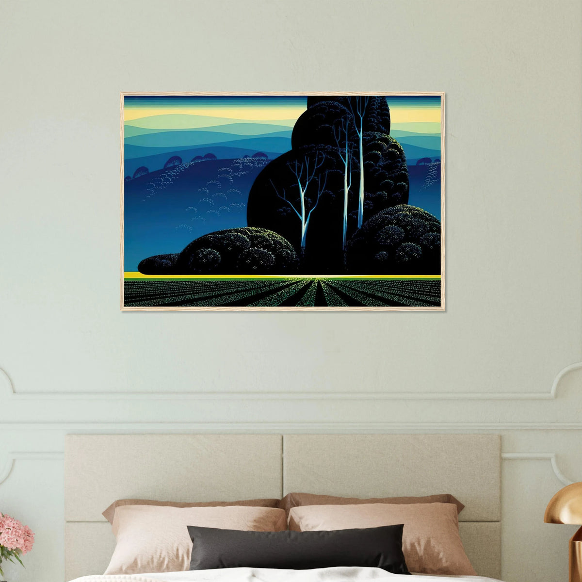 Even Tide Framed Poster | Eyvind Earle Framed Prints Wall Art | Eyvind Earle Prints