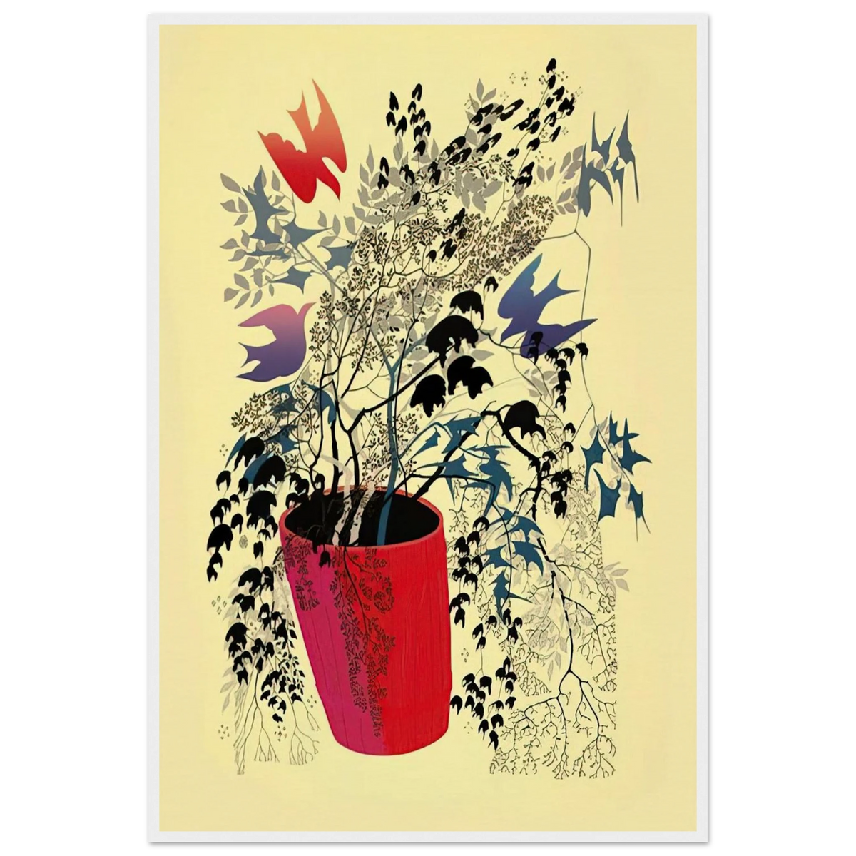 Red Barrell Framed Poster | Eyvind Earle Framed Prints Wall Art | Eyvind Earle Prints