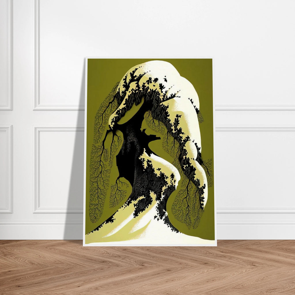 Snow Laden Framed Poster | Eyvind Earle Framed Prints Wall Art | Eyvind Earle Prints