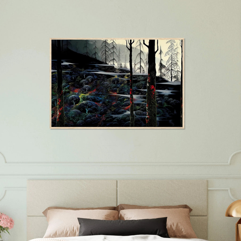 Dawn's First Light Framed Poster | Eyvind Earle Framed Prints Wall Art | Eyvind Earle Prints