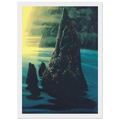 The Rock Framed Poster | Eyvind Earle Framed Prints Wall Art | Eyvind Earle Prints
