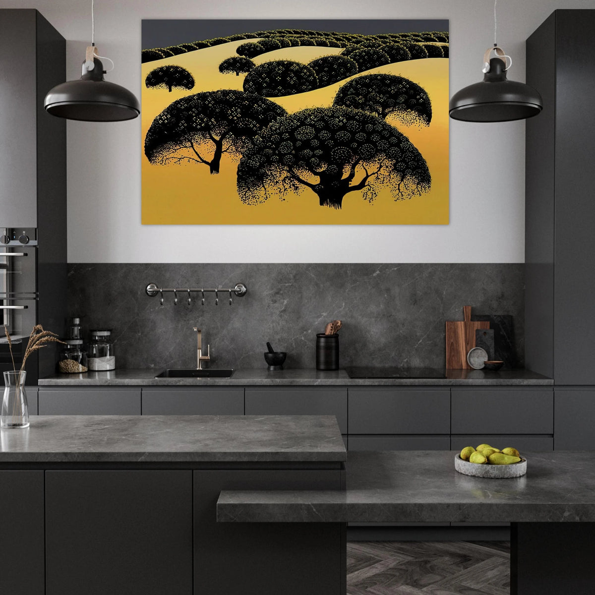Santa Ynez Oaks Poster | Eyvind Earle Poster | Eyvind Earle Prints