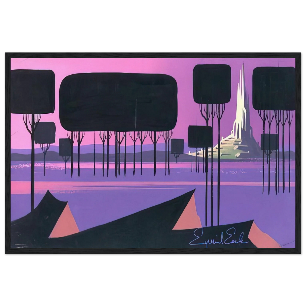 Sleeping Beauty Framed Poster | Eyvind Earle Framed Prints Wall Art | Eyvind Earle Prints