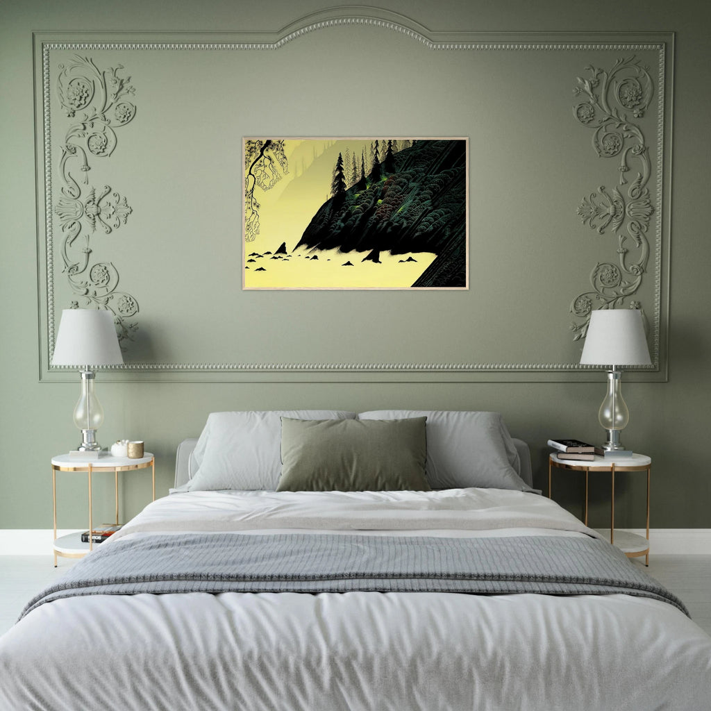 Spruce Redwood and Pine Framed Poster | Eyvind Earle Framed Prints Wall Art | Eyvind Earle Prints