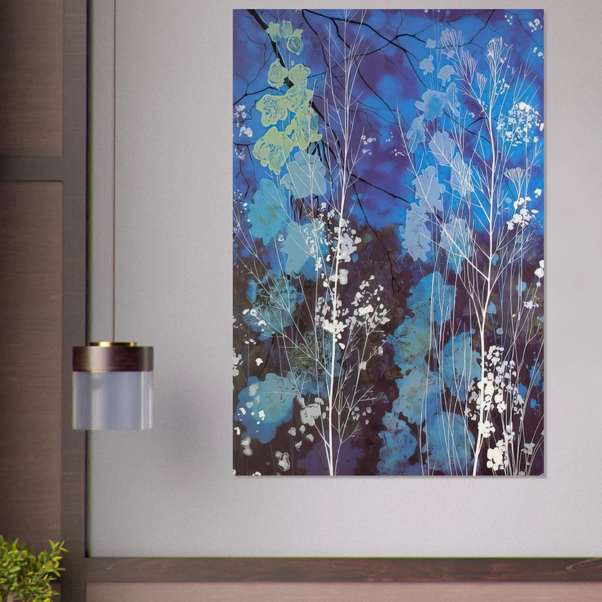 Delphinium Poster | Eyvind Earle Poster | Eyvind Earle Prints