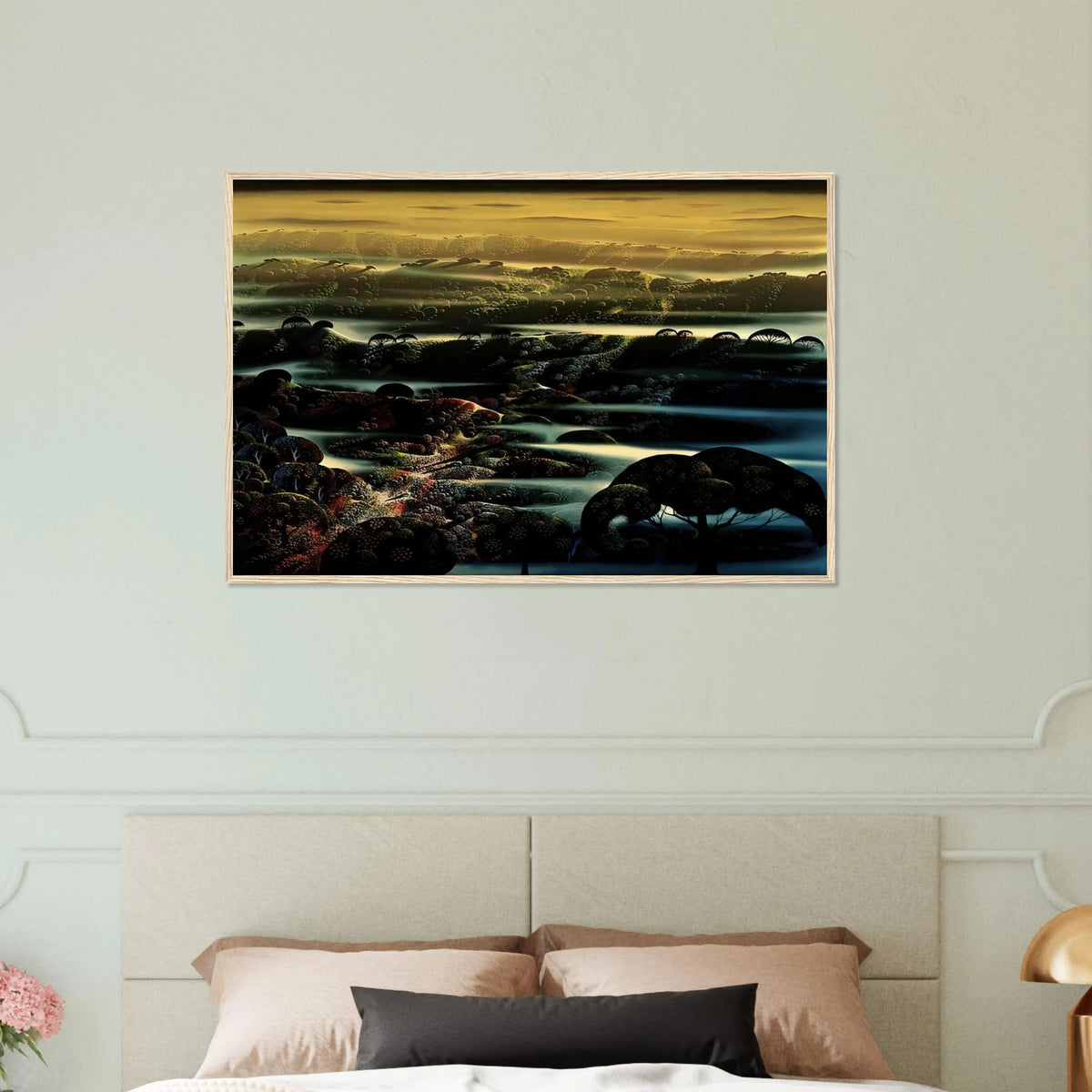 The Valley's Wild Framed Poster | Eyvind Earle Framed Prints Wall Art | Eyvind Earle Prints