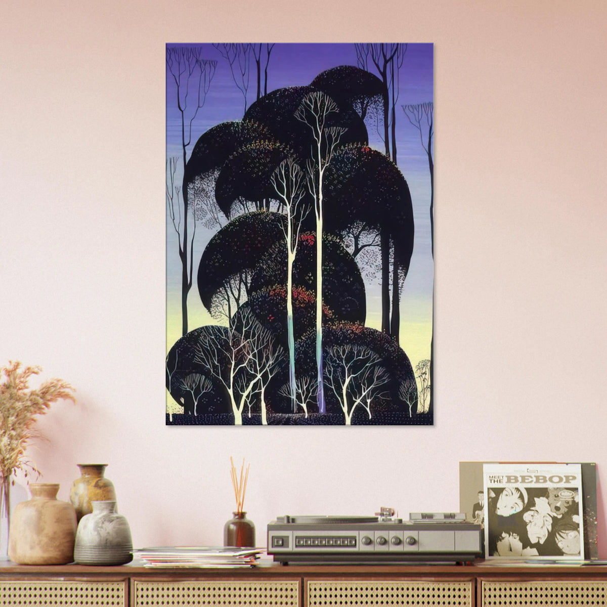 Forest Arabesque Canvas | Eyvind Earle Canvas | Eyvind Earle Prints