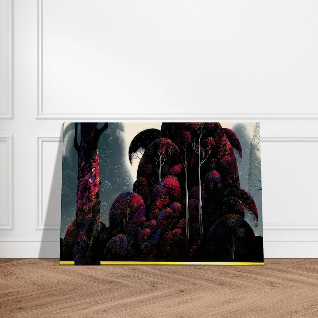 Crimson Eucalyptus Canvas | Eyvind Earle Canvas | Eyvind Earle Prints