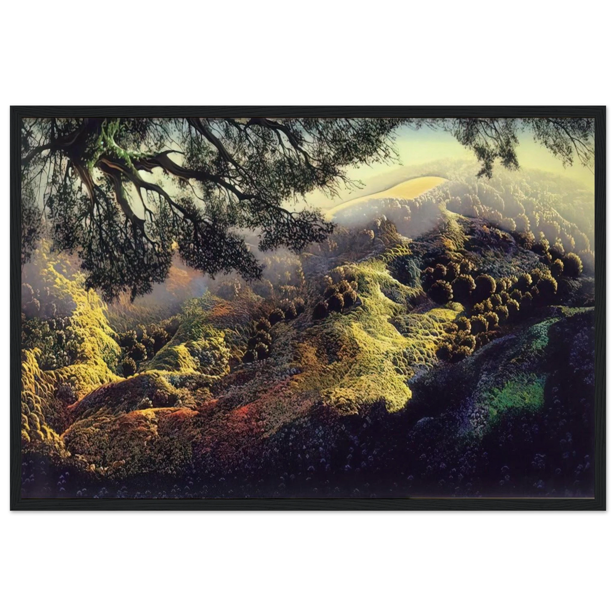 Paradise Framed Poster | Eyvind Earle Framed Prints Wall Art | Eyvind Earle Prints