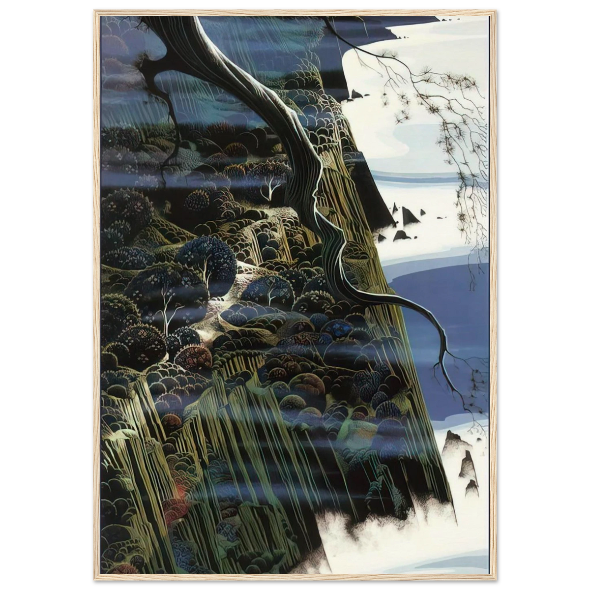 From Out of the Sea Framed Poster | Eyvind Earle Framed Prints Wall Art | Eyvind Earle Prints