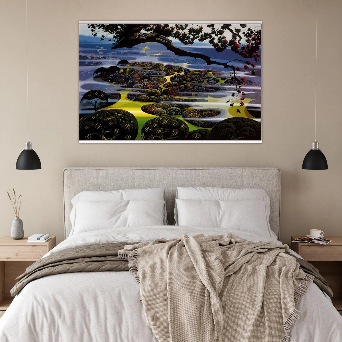 Mystic Mountain Poster | Eyvind Earle Poster | Eyvind Earle Prints
