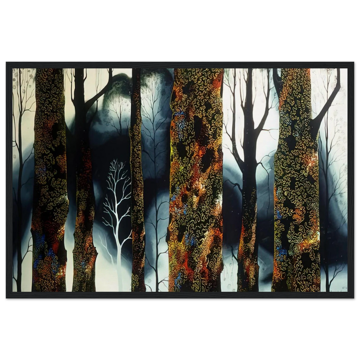 Jewel Trees Framed Poster | Eyvind Earle Framed Prints Wall Art | Eyvind Earle Prints