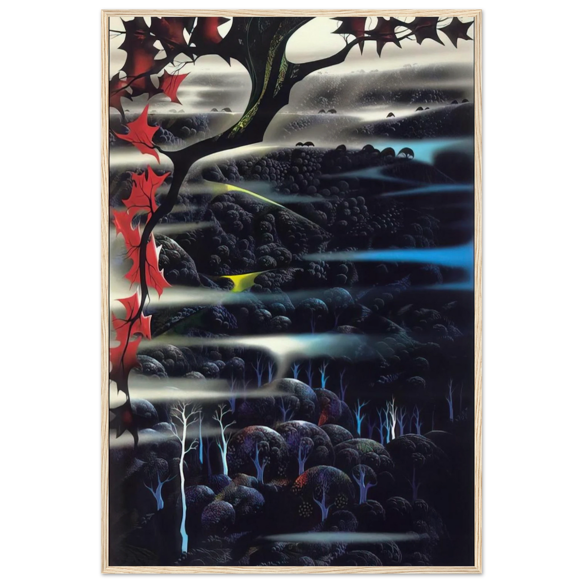 Into the Forest Framed Poster | Eyvind Earle Framed Prints Wall Art | Eyvind Earle Prints